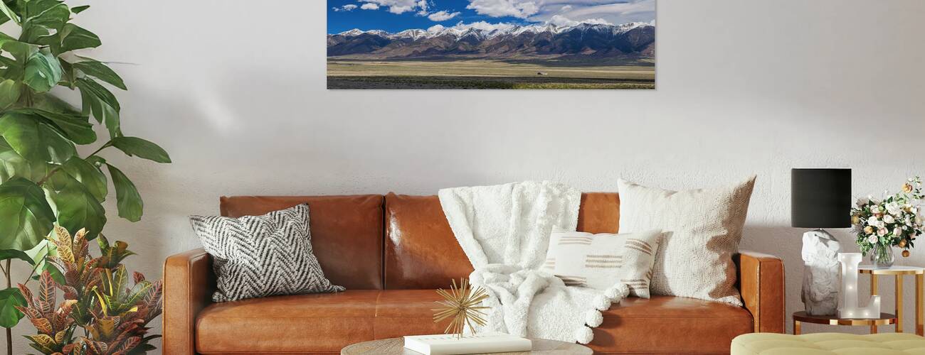 Colorado San de Cristo Mountains Panorama View Reproduction