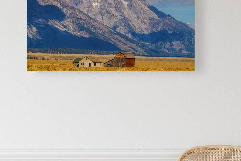 Cloud Crowned Peaks Teton Homestead Legacy by Bo Insogna