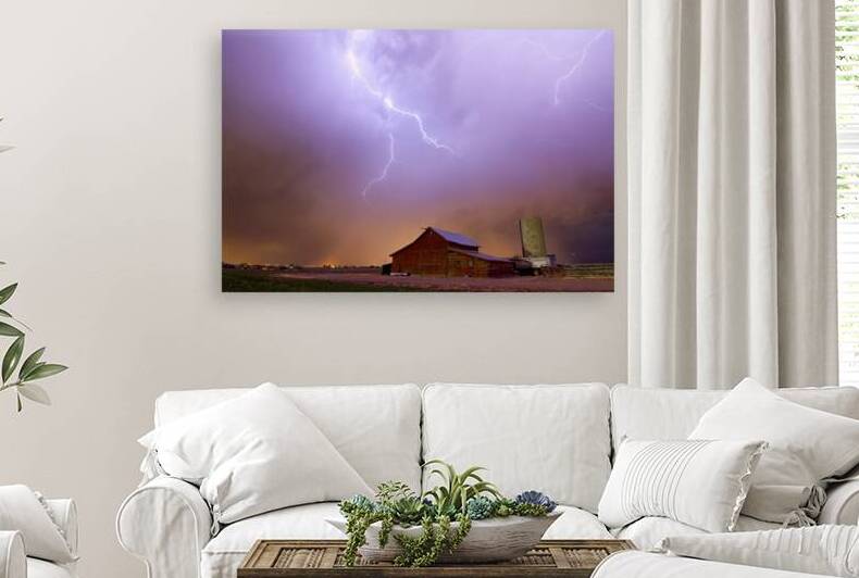 country stormy night by Bo Insogna