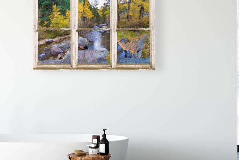 Happy Place Picture Window Frame Fine Art  by Bo Insogna