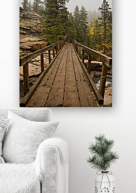 Bridge Into The Clouds Reproduction