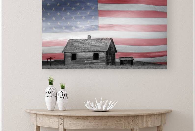 Rustic America Reproduction