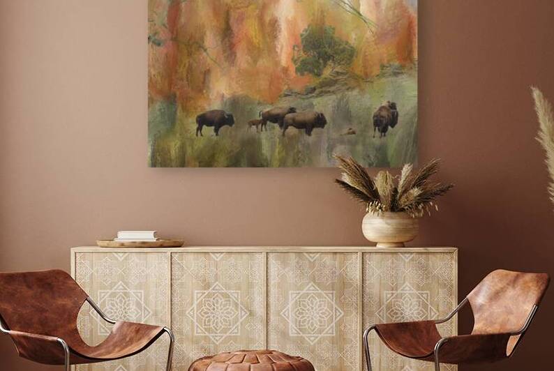 Springtime Bison Calves Reproduction