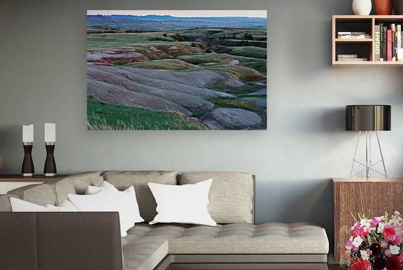 South Dakota Badlands and Refreshed Springtime Grasslands by Bo Insogna