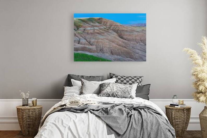 South Dakota Badlands Colorful Cracks and Textures in Springtime by Bo Insogna