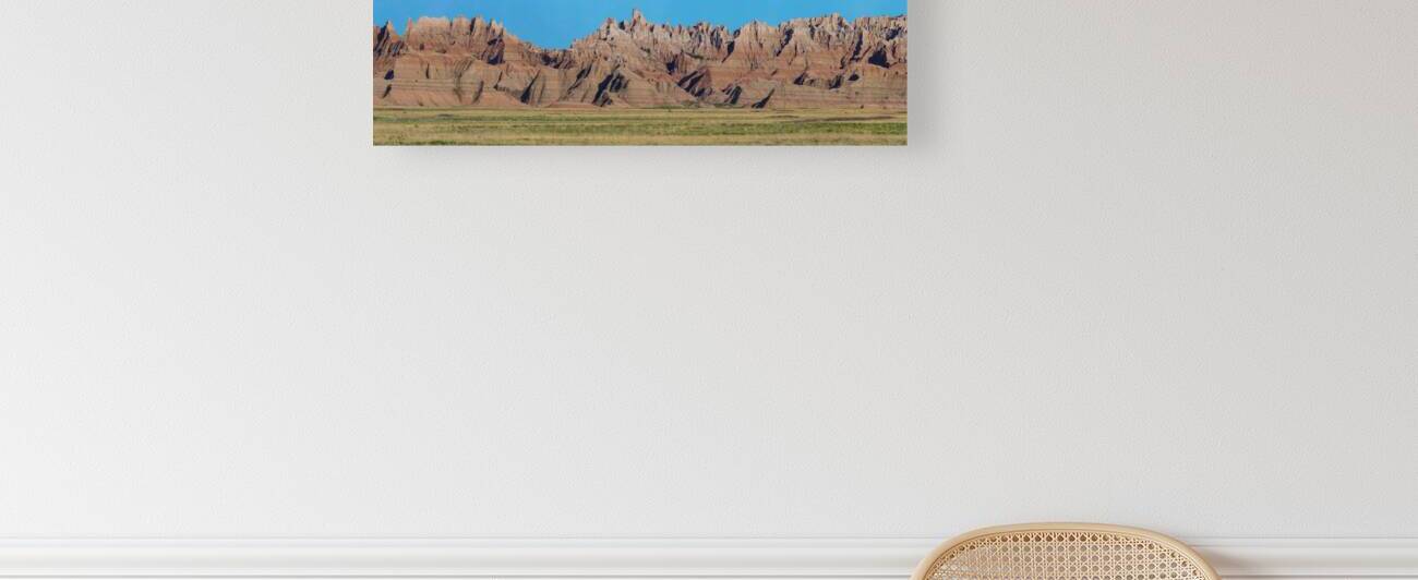 Panoramic Views Badlands National Park from Conata Basin PT1 by Bo Insogna