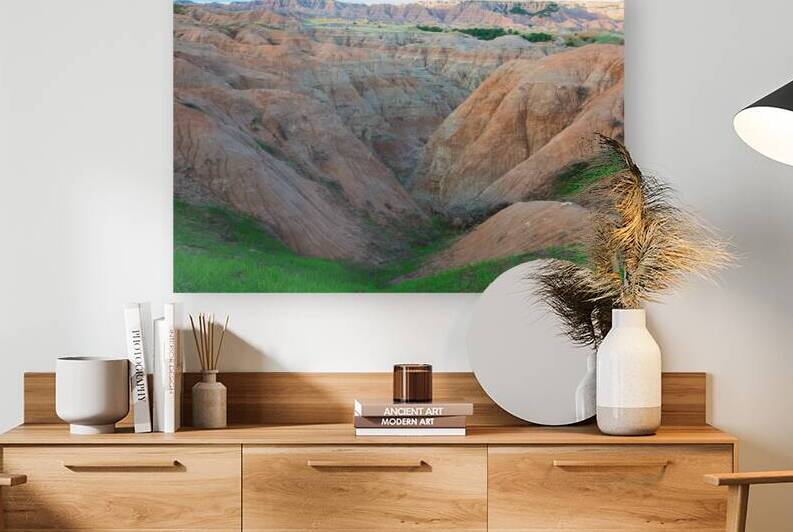Captivating Badlands - A Nature Landscape Beckoning Exploration by Bo Insogna