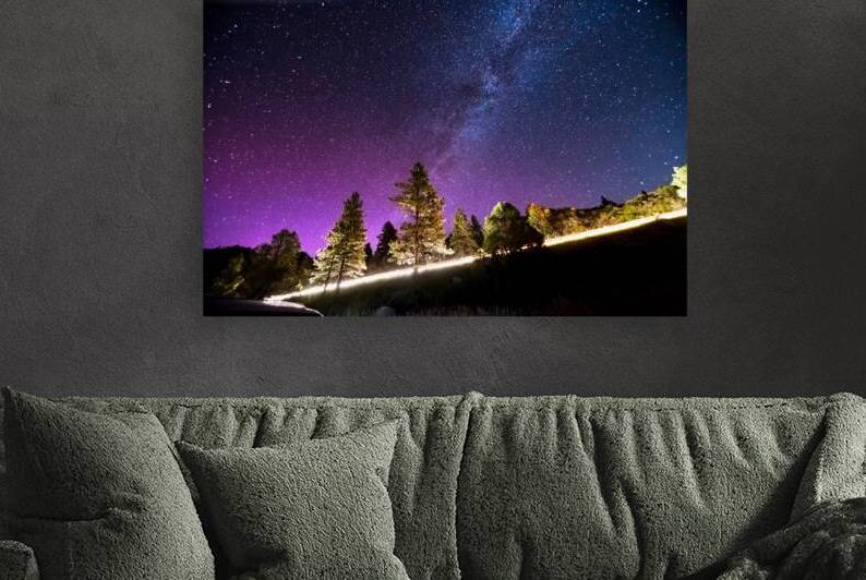 Starry Night Sky Astrophotography Colorado Rocky Mountains by Bo Insogna