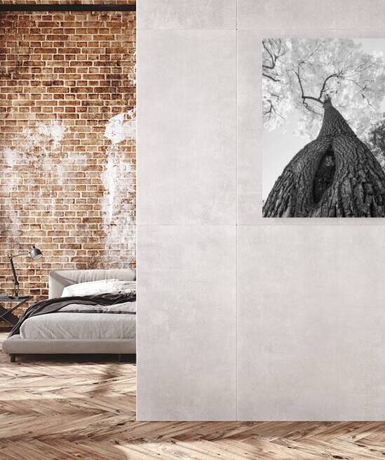 Monochrome Tree Art -  Majestic Trunk and Leaves in Fine Detail by Bo Insogna