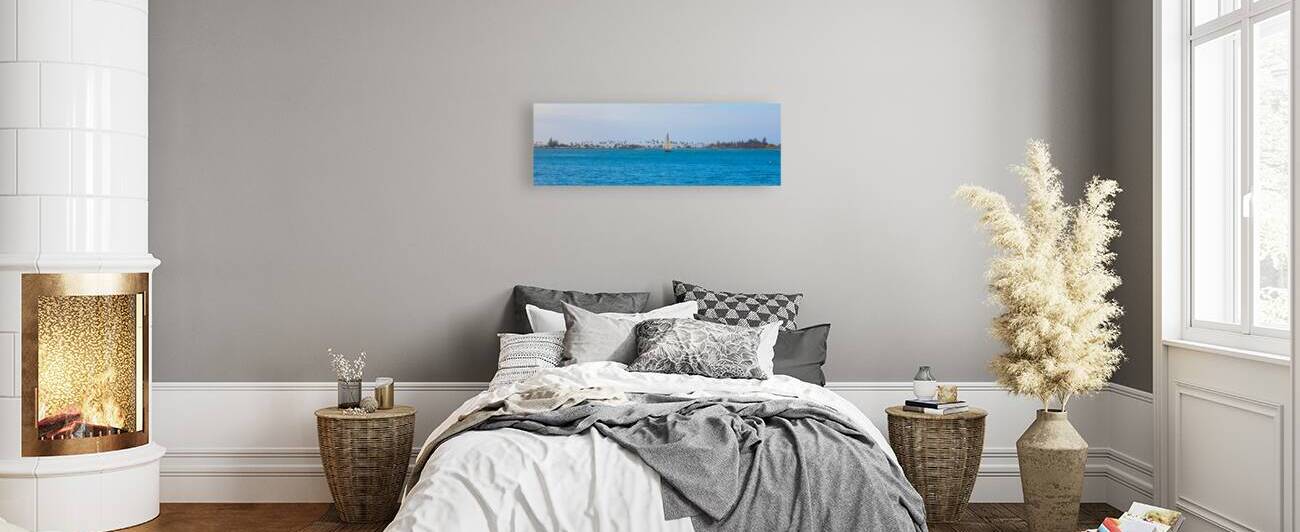 Tropical Sailing Panoramic by Bo Insogna