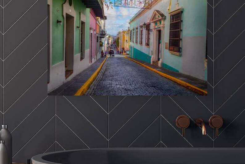 Vibrant Essence of Old San Juan Puerto Rico by Bo Insogna