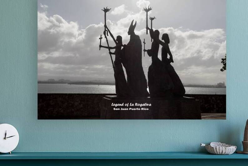 Legend of La Rogativa Poster Postcard by Bo Insogna