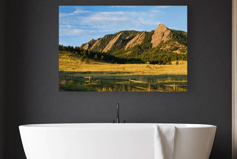Flatirons from Chautauqua Park by Bo Insogna
