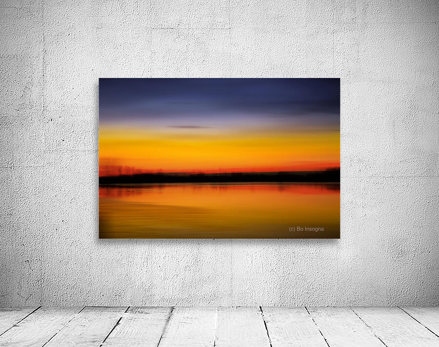 Lake Color Abstract Wall Preview