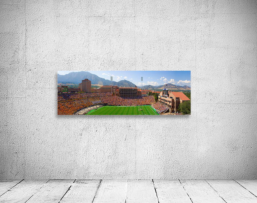 University of Colorado Boulder Folsom Field Game Panorama Wall Preview