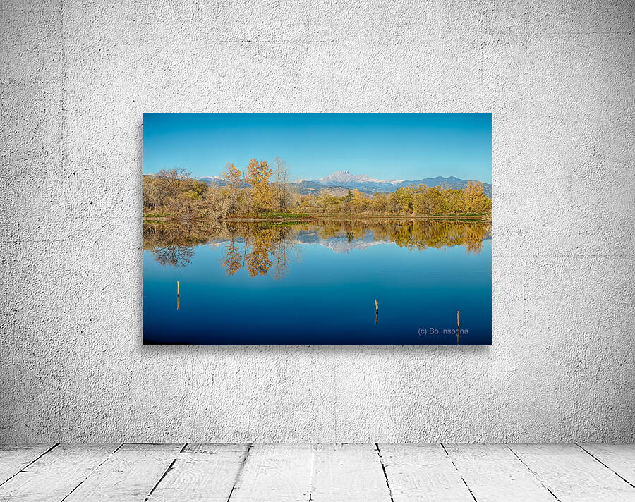 Autumn Colorado Twin Peaks Golden Ponds Reflections Wall Preview