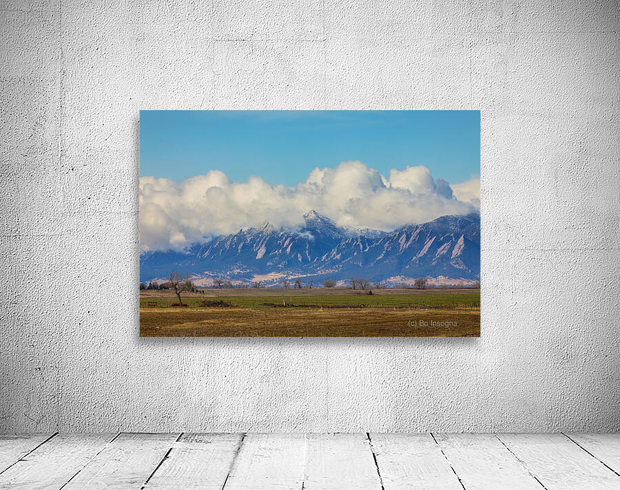 Boulder Colorado Front Range Cloud Pile On Wall Preview