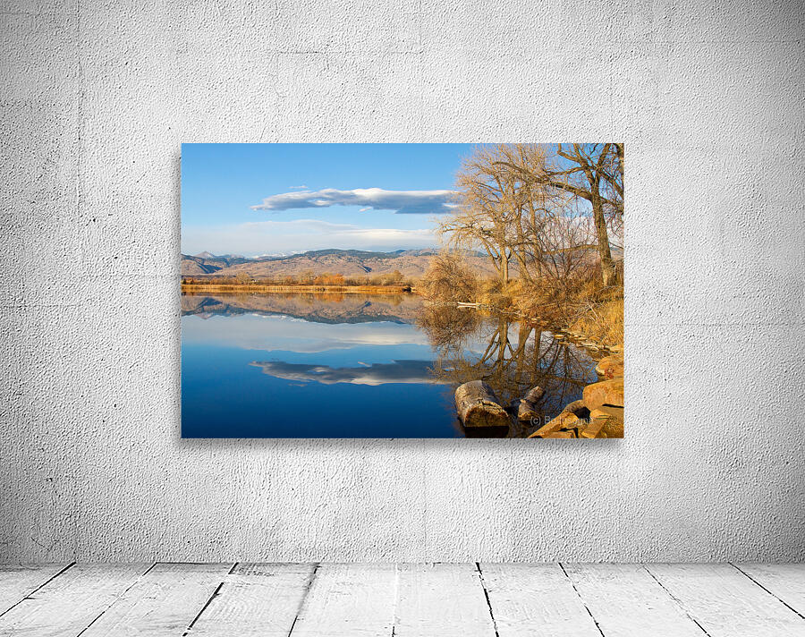 Colorado Rocky Mountain Lake Reflection View Wall Preview