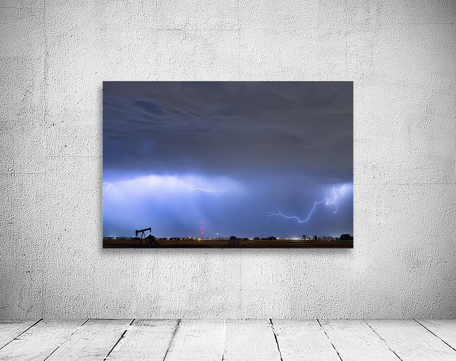 Michelangelo Lightning Strikes Oil Wall Preview