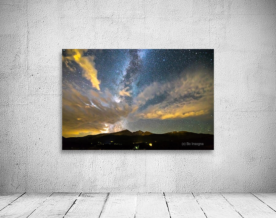 Longs Peak Milky Way Wings Wall Preview