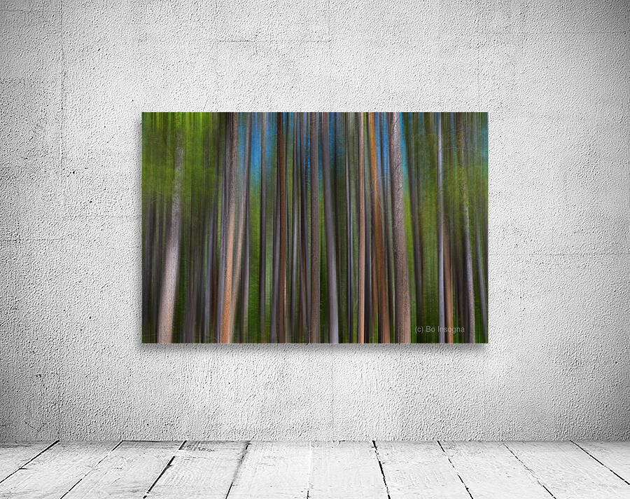 Colorful Forest Lines  Wall Preview