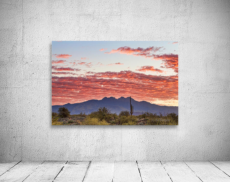 Arizona Four Peaks Mountain Colorful View Wall Preview