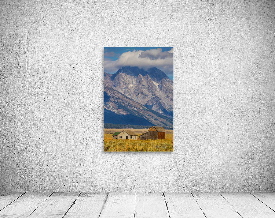 Historic Homestead Grand Teton Mountain Legacy Wall Preview