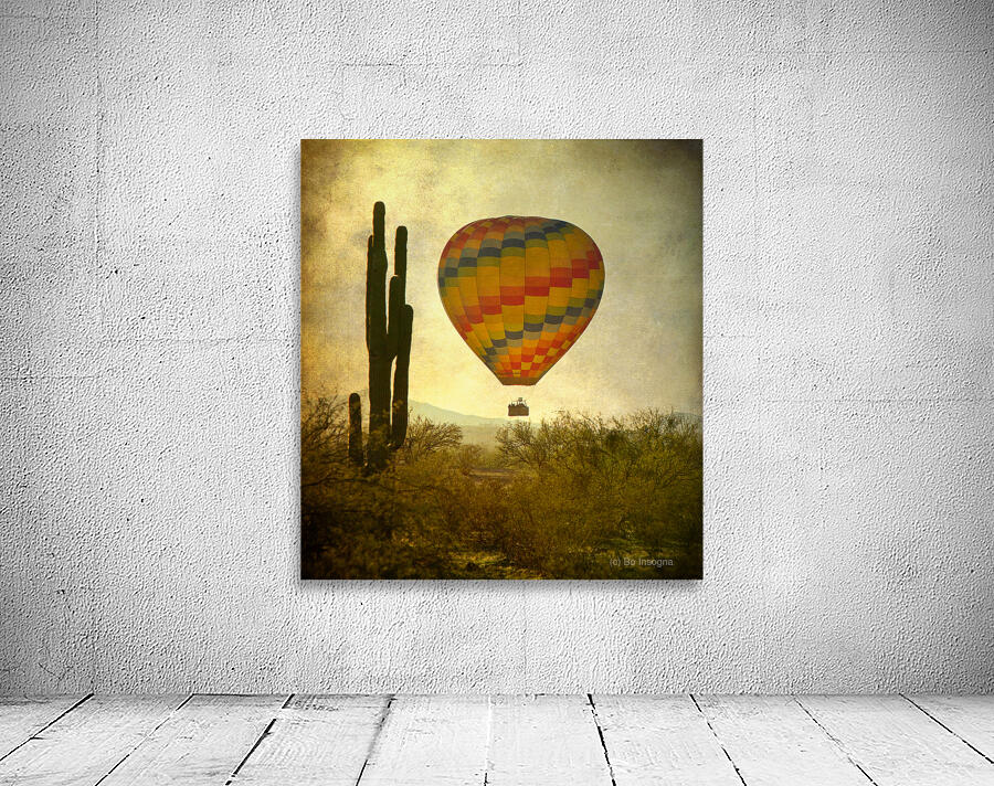 Desert Ascension Fine Art Hot Air Balloon Wall Preview