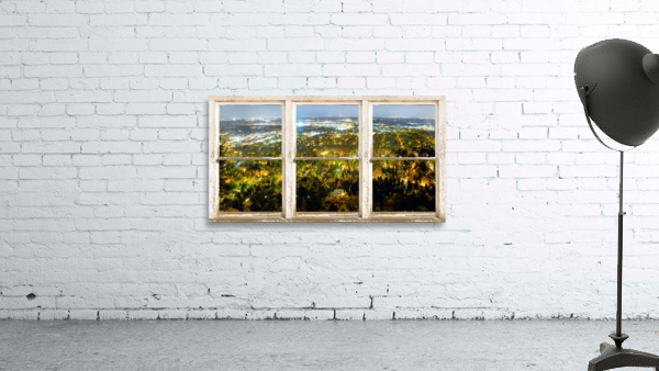 City Lights Picture Window Frame Photo Art Wall Preview