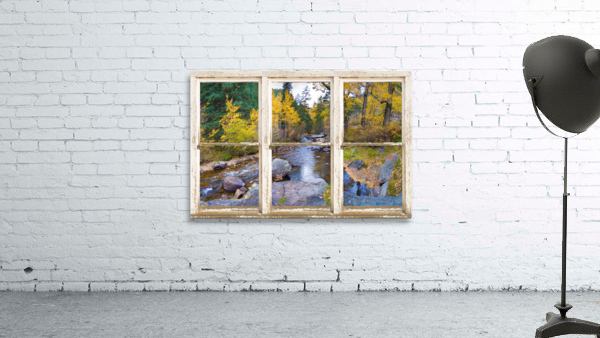 Happy Place Picture Window Frame Fine Art  Wall Preview