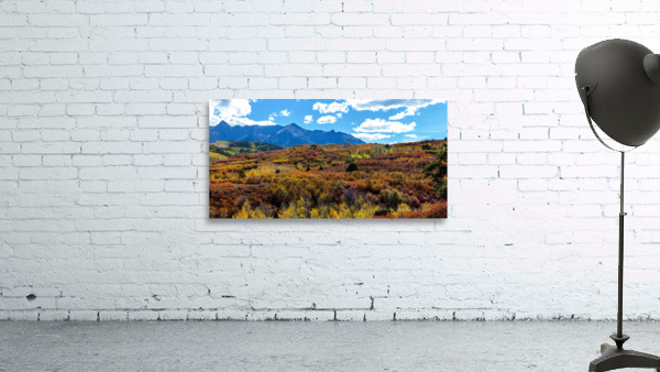 Colorado Painted Landscape Panorama PT2a Wall Preview