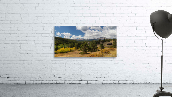 James Canyon Autumn Peaks Panoramic View Wall Preview