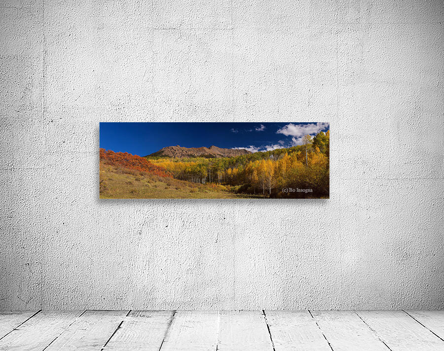 SW Rocky Mountain Autumn Panorama View Wall Preview