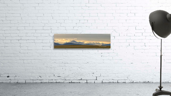 Twin Peaks Panorama View Agriculture Plains Wall Preview