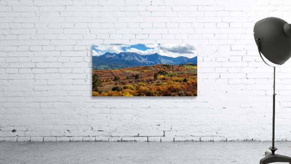 Colorado Painted Landscape Panorama PT1a Wall Preview
