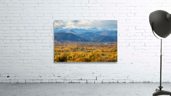 Boulder Colorado Autumn Scenic View Wall Preview