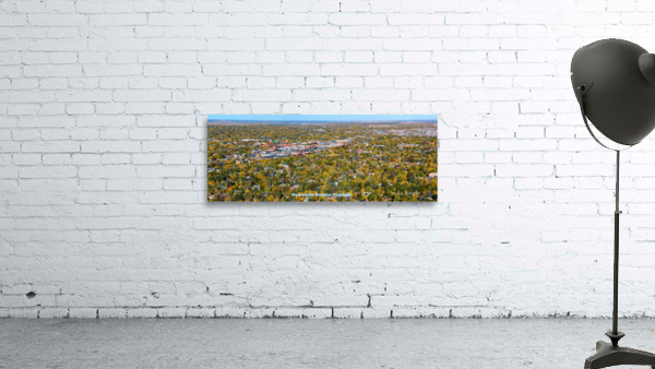 Downtown Boulder Colorado Autumn Season Panoramic Poster Wall Preview