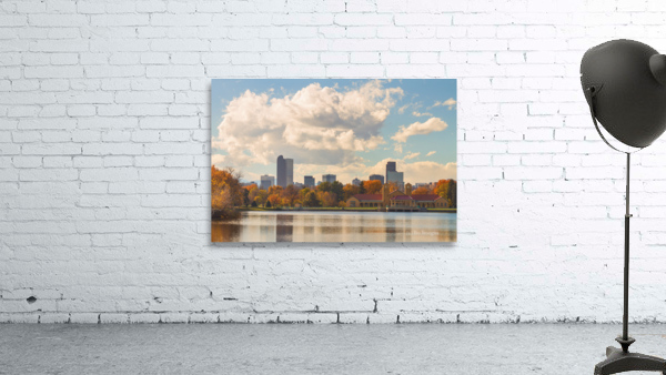 Denver Colorado Skyline Autumn View Wall Preview