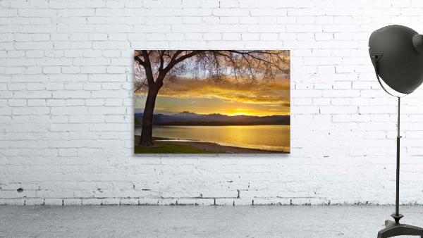 Twin Peaks Golden Spring Sunset Wall Preview