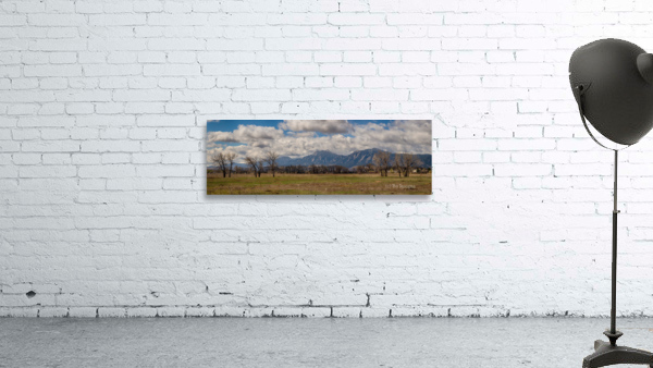 Boulder Colorado Front Range Panorama View Wall Preview