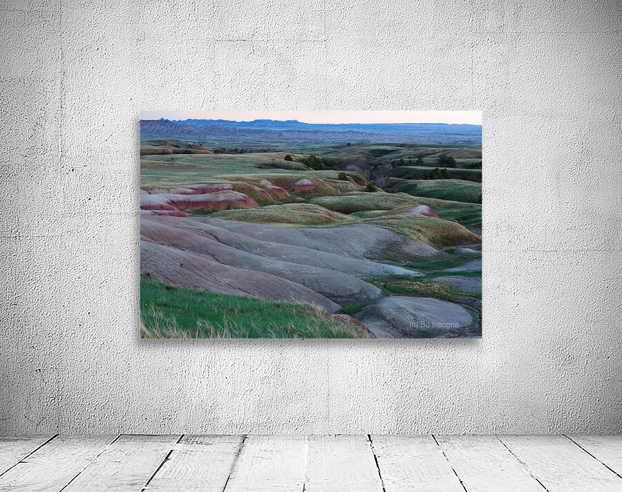 South Dakota Badlands and Refreshed Springtime Grasslands Wall Preview