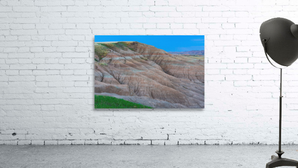 South Dakota Badlands Colorful Cracks and Textures in Springtime Wall Preview