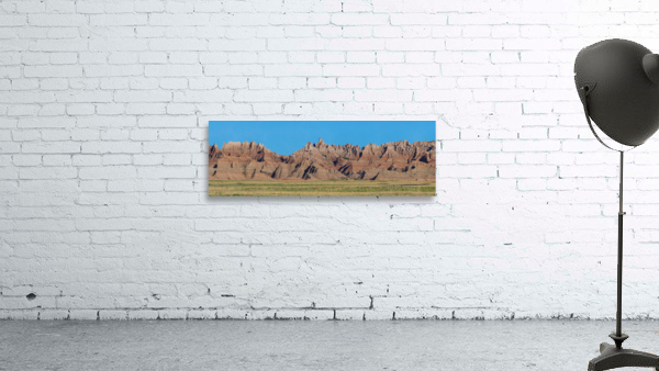 Panoramic Views Badlands National Park from Conata Basin PT1 Wall Preview