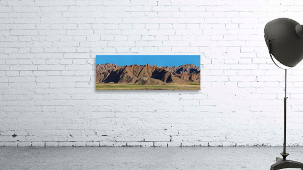 Panoramic Views - Badlands National Park from Conata Basin PT2 Wall Preview