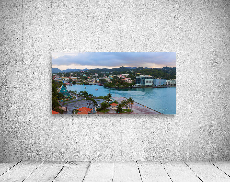 Saint Lucia Castries Panorama Part 1 Wall Preview