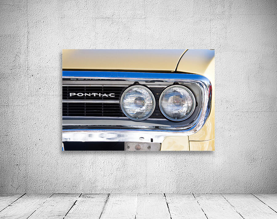 Pontiac Gold Firebird Close Up Driver Side Front Wall Preview