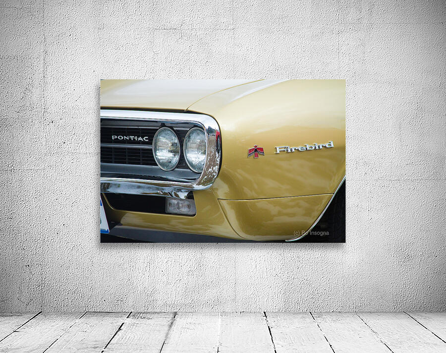 Pontiac Firebird Gold 1967 Wall Preview