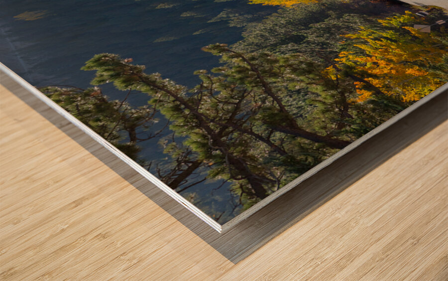 Autumn Journey: Winding Through Boulder Countys Canyon Splendor Wood print