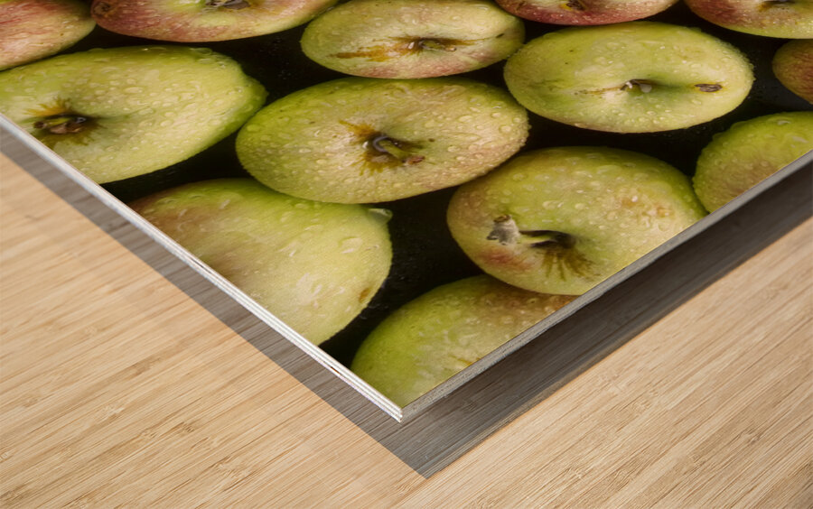 Little Green Apples Impression sur bois