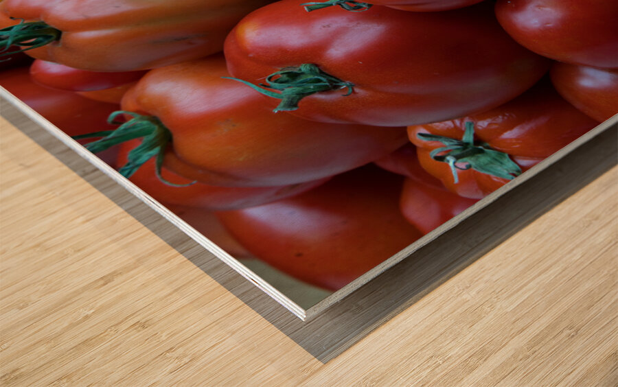 Red Tomato Mix Impression sur bois